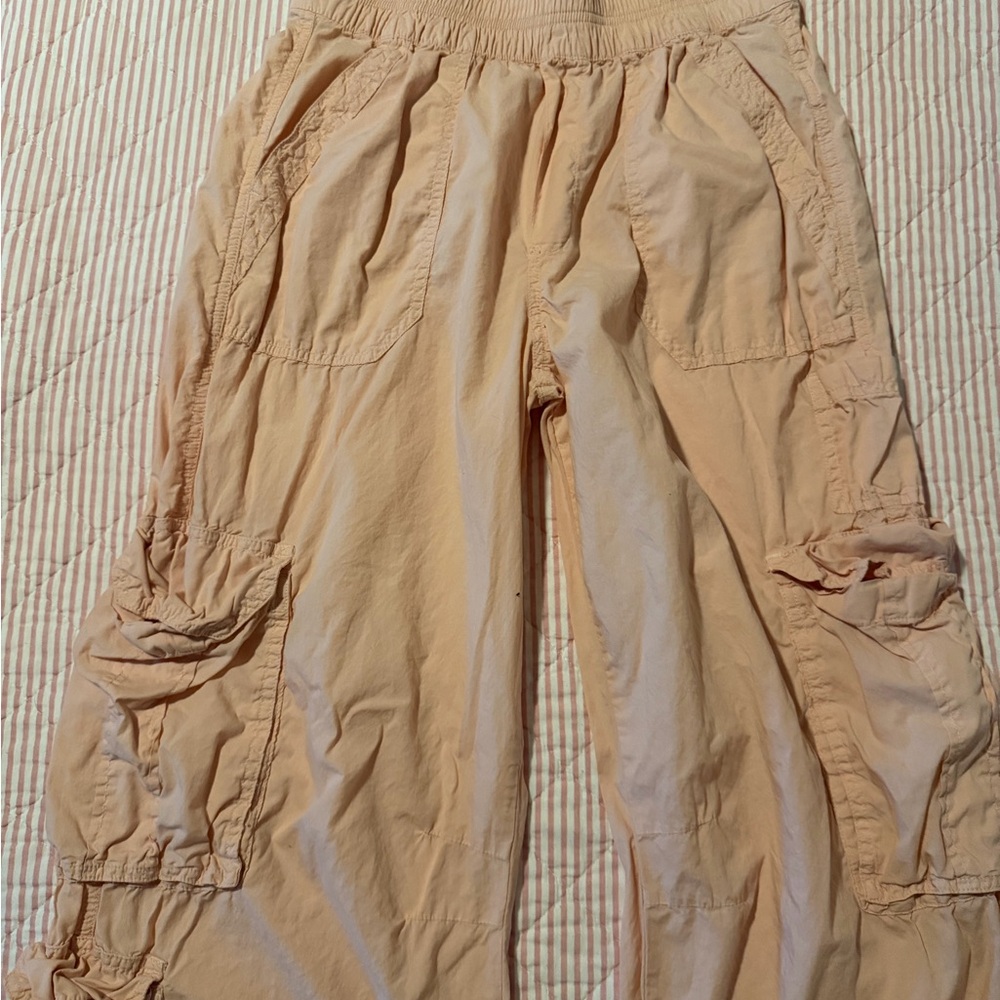 aerie Peach Cargo Pants for Kids